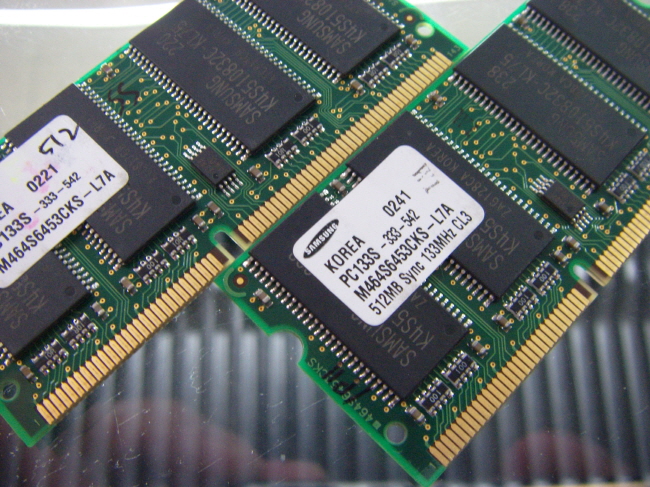 [중고]삼성 노트북 SDR 512MB PC-133