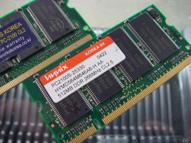 [중고]외산 노트북 DDR 512MB PC-2100S