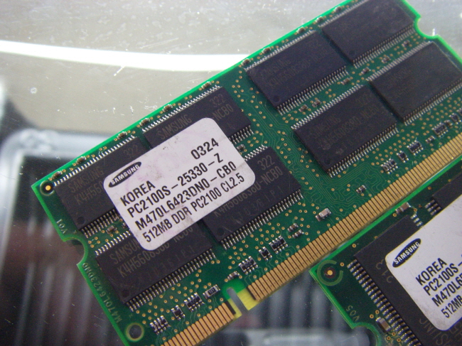 [중고]삼성 노트북 DDR 512MB PC-2100S