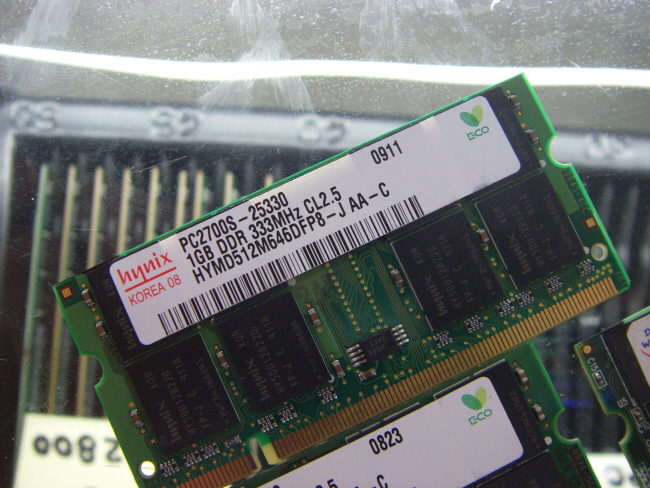 [중고] 외산 노트북 DDR 1.0GB PC-2700S