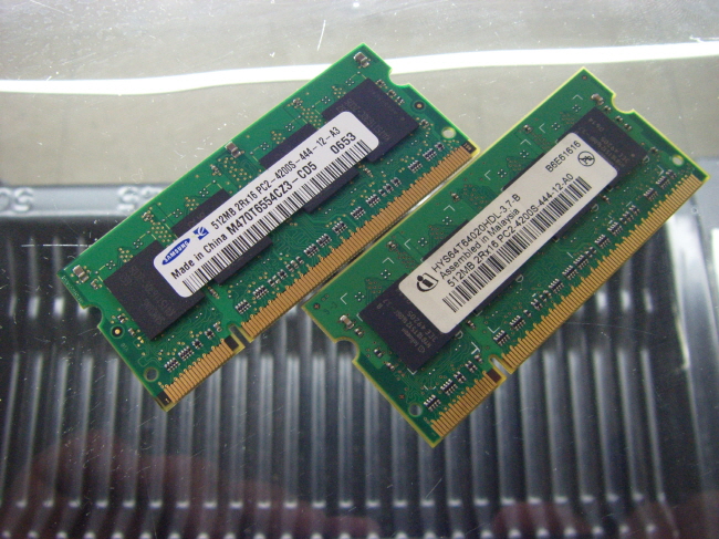[중고]삼성 노트북 DDR2 512MB PC2-4200S