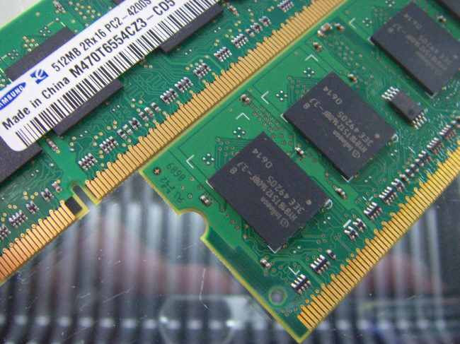 [중고]삼성 노트북 DDR2 512MB PC2-4200S