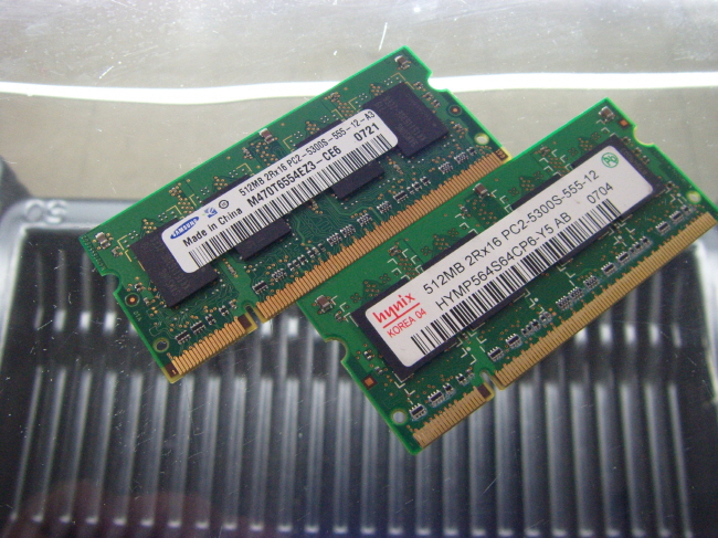 [중고]삼성 노트북 DDR2 512MB PC2-5300S
