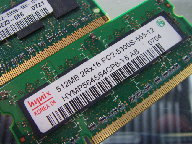 [중고]삼성 노트북 DDR2 512MB PC2-5300S