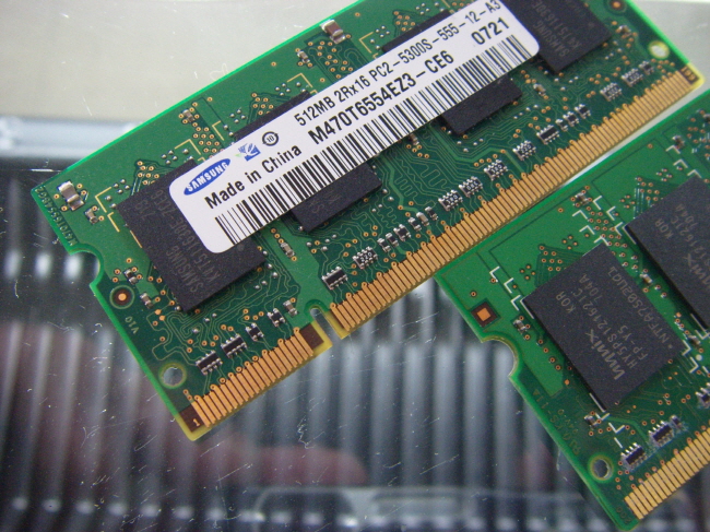 [중고]삼성 노트북 DDR2 512MB PC2-5300S