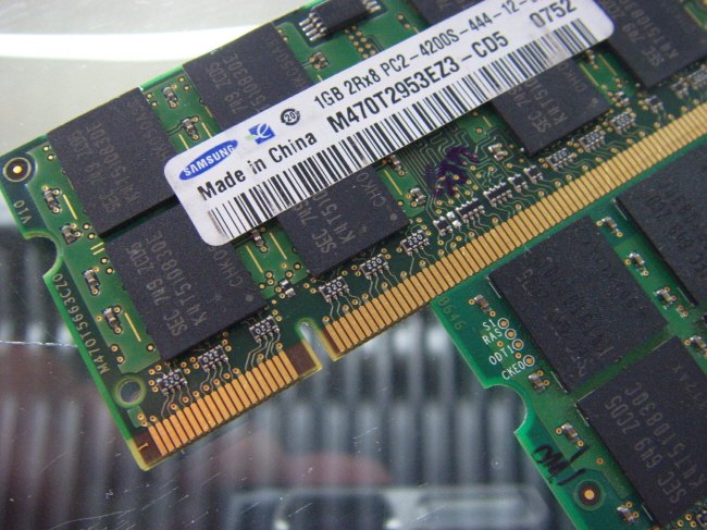 [중고]삼성 노트북 DDR2 1GB PC2-4200S