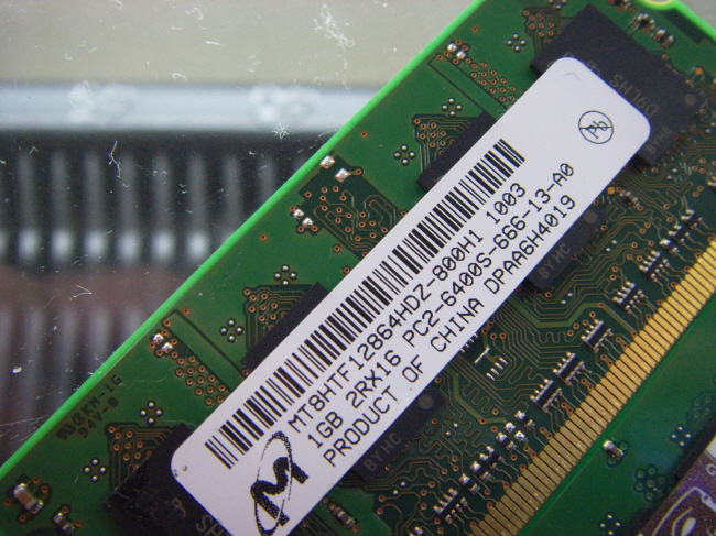 [중고]외산 노트북 DDR2 1GB PC2- 6400S