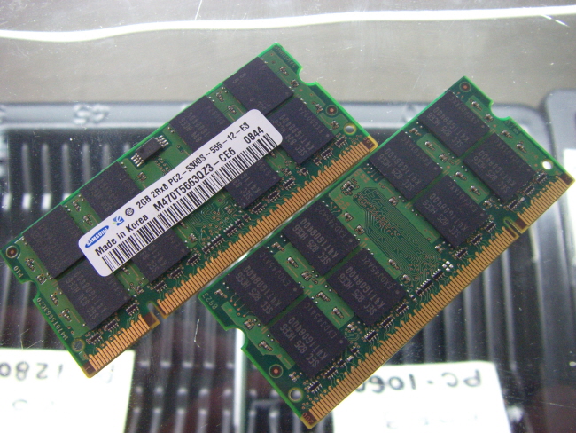 [중고]삼성 노트북 DDR2 2GB PC2-5300S