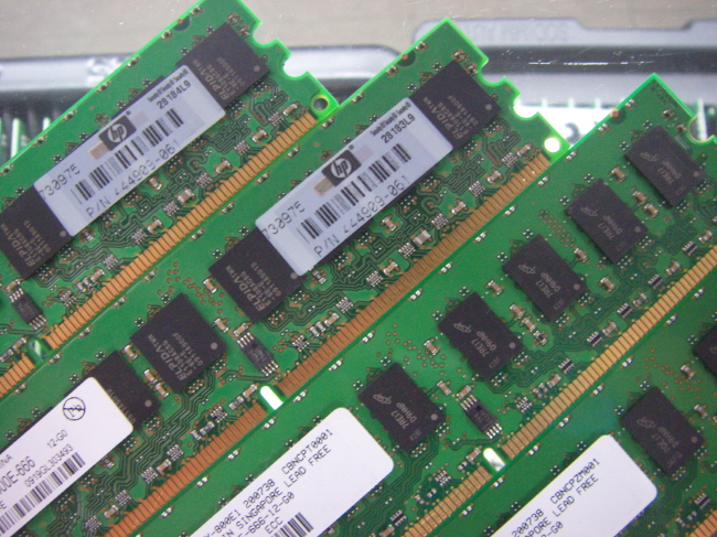 [중고]외산 서버용  DDR2 2G PC2-6400E ECC unbuffered(