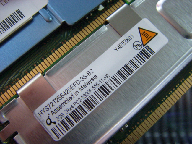 [중고]외산 FB Dimm DDR2 2G PC2-5300F FB Dimm