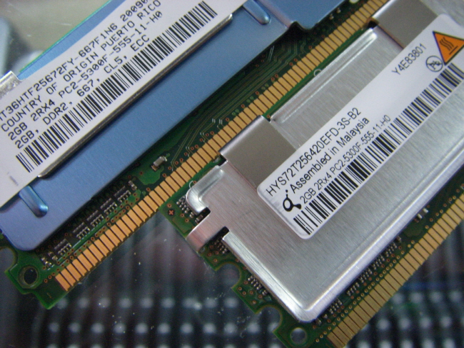 [중고]외산 FB Dimm DDR2 2G PC2-5300F FB Dimm
