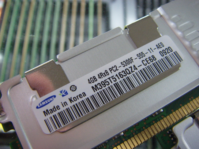[중고]삼성 FB Dimm DDR2 4G 4Rx8 PC2-5300F FB Dimm