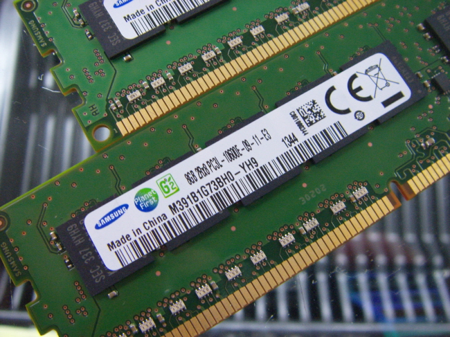 [중고]삼성 서버용 DDR3 8GB PC3-10600E ECC unbuffere